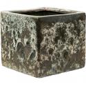 Baq Lava Cube M 20x20x20 cm Relic Jade bloempot binnen