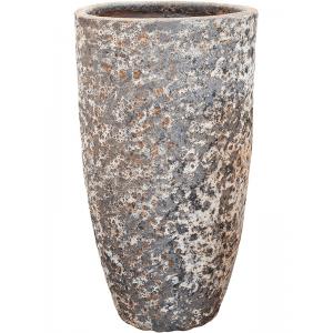 Baq Lava Partner M 55x55x105 cm Relic Rust Metal bloempot