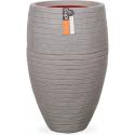 Capi Nature Row NL vase elegant luxe XL 56x56x86cm Grijs bloempot