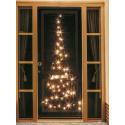 Fairybell Deurverlichting kerstboom 210 cm 60 LED warm wit