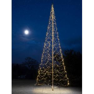 Fairybell licht kerstboom 1000 cm 2000 LED warm wit exclusief mast