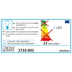 LED lichtgordijn 6.3 meter met ongelijke strengen