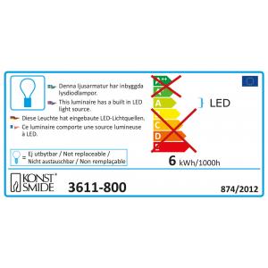 Micro lichtsnoer met 80 warm witte LEDs