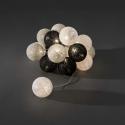 LED cotton balls lichtsnoer monochrome 6cm