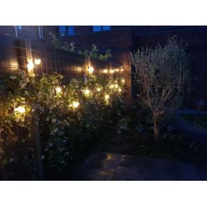 LED feestverlichting 9.5 meter met 20 lampen warmwit