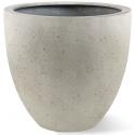 Grigio plantenbak Egg Pot M antiek wit betonlook