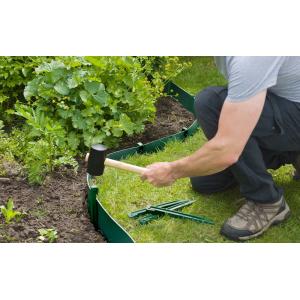 Borderrand pennen groen voor borderrand 15 cm hoog