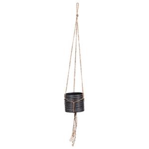 Capi Nature hanging cylinder 17 cm zwart set van 3