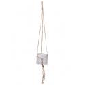 Capi Nature hanging cylinder 17 cm ivoor set van 3