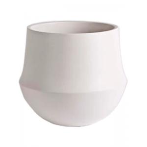 D&M Pot Fusion White ronde bloempot voor binnen 32x31 cm wit | Plantenwinkel.nl
