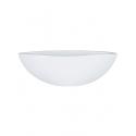 Boat cresta pure white bloempot binnen 34 cm ovaal