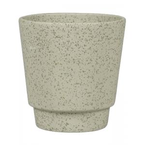 Pot Odense Plain Sand Green S 13x14 cm groene ronde bloempot voor binnen