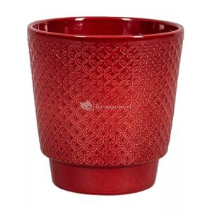 Interpretatief Nog steeds Humaan NDT International Pot Odense Star Bordeaux S 13x14 cm rode ronde bloempot  voor binnen | Plantenwinkel.nl