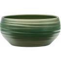 Pot Groove Bowl Monaco Stone Pearl Green 24x11 cm groene ronde bloempot