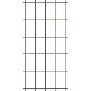 Metalen klimrek rechthoekig groen - 150 x 45 cm (3 verticalen)