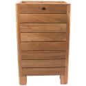 Houten plantenbak high L 76x42x98 cm naturel