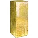 Plantenzuil Gold leaf M 30x30x80 cm