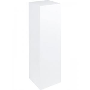 Plantenzuil Hoogglans M 25x25x90 cm wit