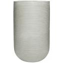 Hoge pot Ridged Horizontal Cody High L Cement 42x70 cm hoge ronde bloempot