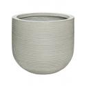 Pot Ridged Horizontal Cody M Cement 35x31 cm ronde bloempot