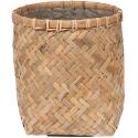 Bohemian Zayn XXXS Bamboo ronde beige bloempot 32x33cm binnen en buiten