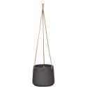 Pottery pots Rough Eco-line XL 23x20 cm Patt Black Washed hangpot