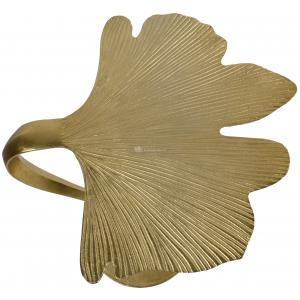 Ginko plantentafeltje gouden sidetable aluminium 54x50x62 cm