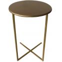 Xavi plantentafeltje gouden sidetable metaal 35x60 cm