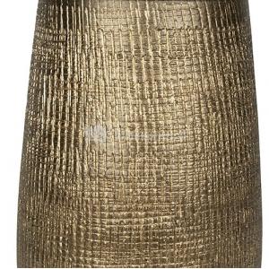 Hoge pot Ryan Shiny Gold 18x30 cm ronde gouden bloempot voor binnen