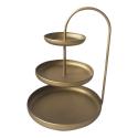 Julie Etagere goud 41x55 cm - 3 laags