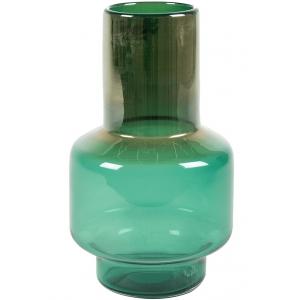 hoofd onder Begrafenis Plantenwinkel.nl Vivien Bottle Shiny Green M 20x34 cm groene glazen vaas |  Plantenwinkel.nl