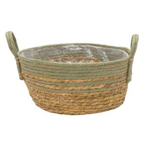 Bowl Hayden Swirl Plantenmand M 23x11 cm groen