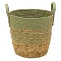 Pot Hayden Swirl Plantenmand L 25x24 cm groen