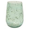 Vase Marhaba Cone Blue S 10x14 cm blauwe glazen vaas