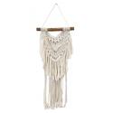 Wandhanger Xana Macrame S 30x60 cm créme witte muurdecoratie