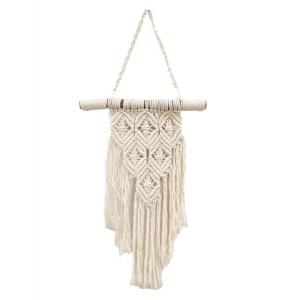 Wandhanger Xana Macrame XS 30x45 cm créme witte muurdecoratie