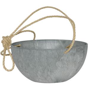 Artstone fiona hanging basket grijs M