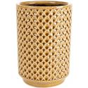 Hoge Pot Thies Mustard gele ronde bloempot voor binnen 14 cm