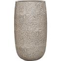 Hoge Pot Marly Cream ronde beige bloempot voor binnen en buiten 36x63 cm