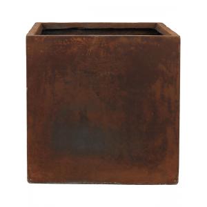 Ter Steege Static Cube M 43x43x43 cm vierkante plantenbak roest